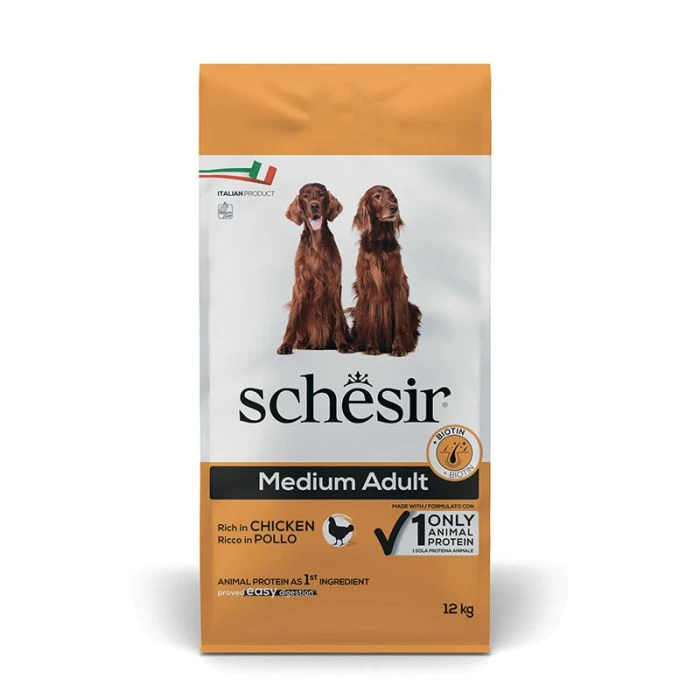 Schesir Medium Adult Rich In Chicken 12kg