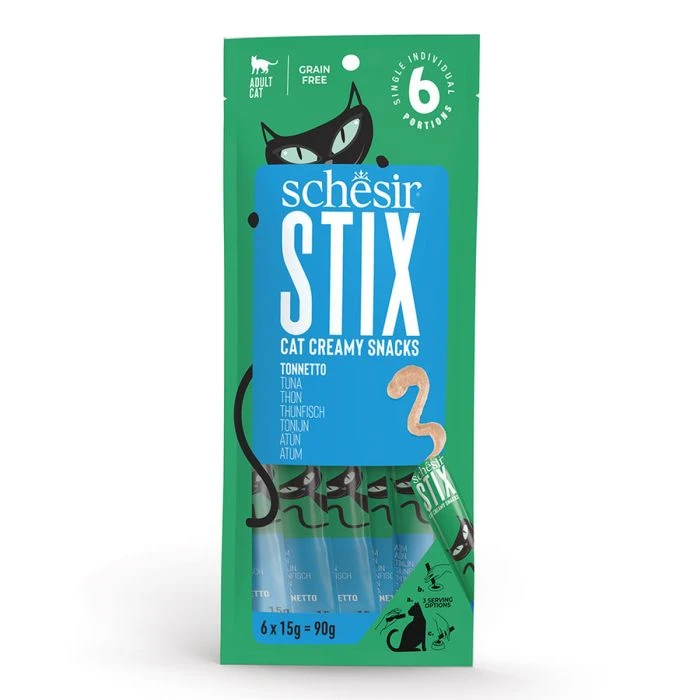 Schesir Stix Tuna in cream 90g in pouch