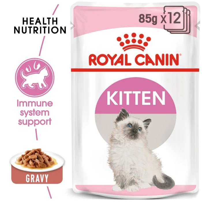 Royal Canin Kitten Chunks In Gravy 85g