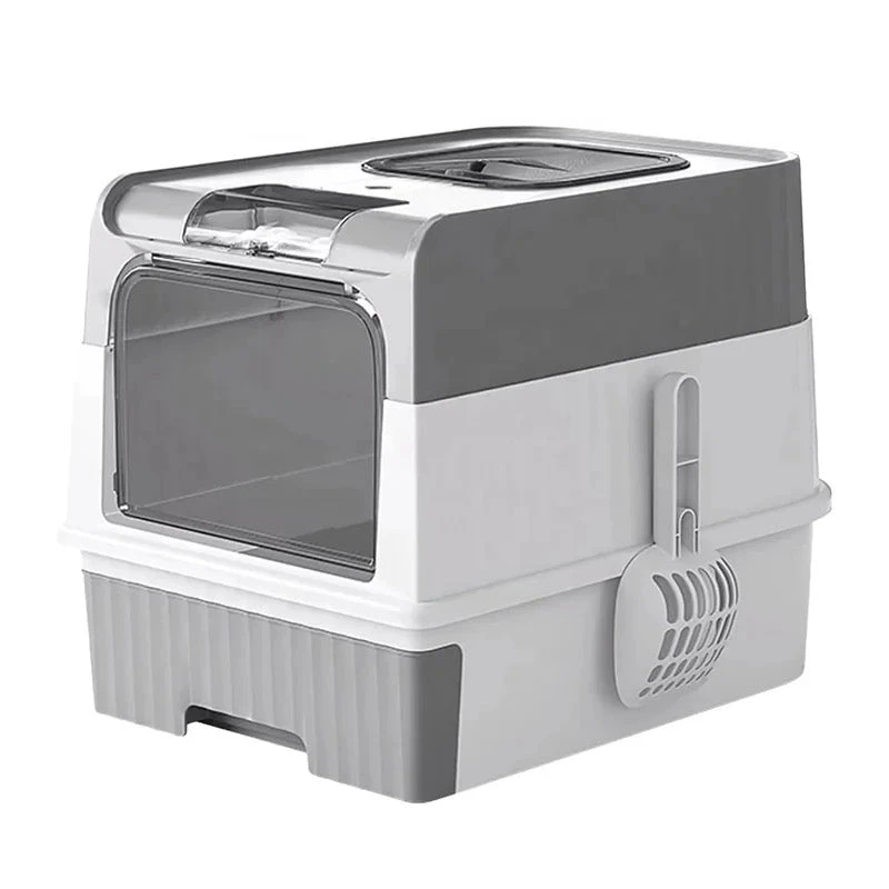 Liter box with top and side opening drawer 48*37