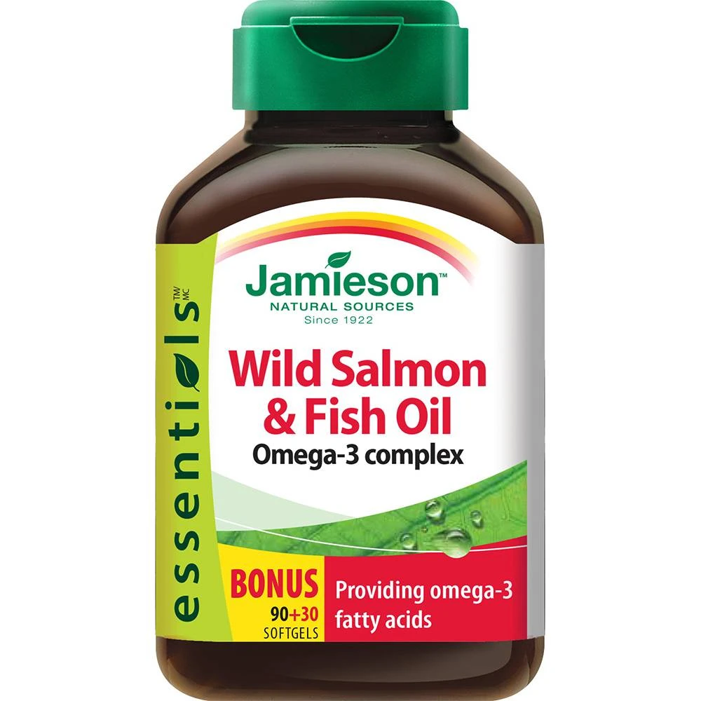 Jamieson Wild Salmon & Fish Oils Omega-3 Complex