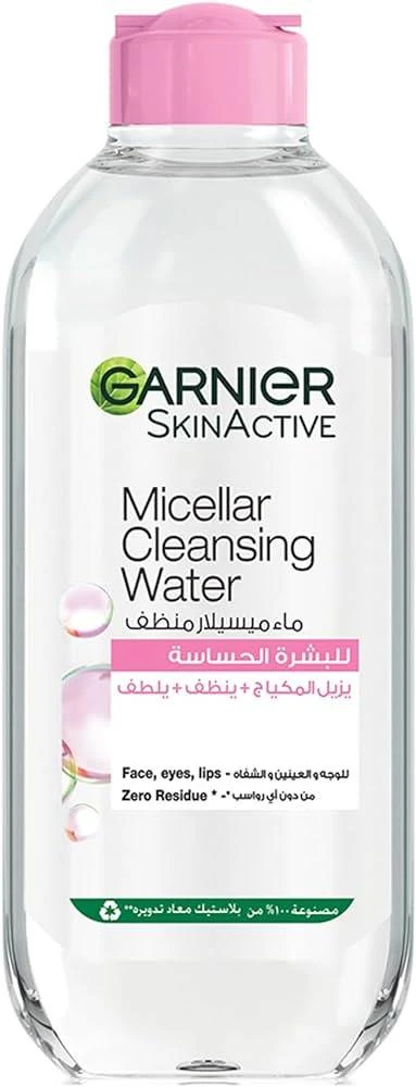 ماء ميسيلار منظف للبشرة من غارنييه سكين أكتيف