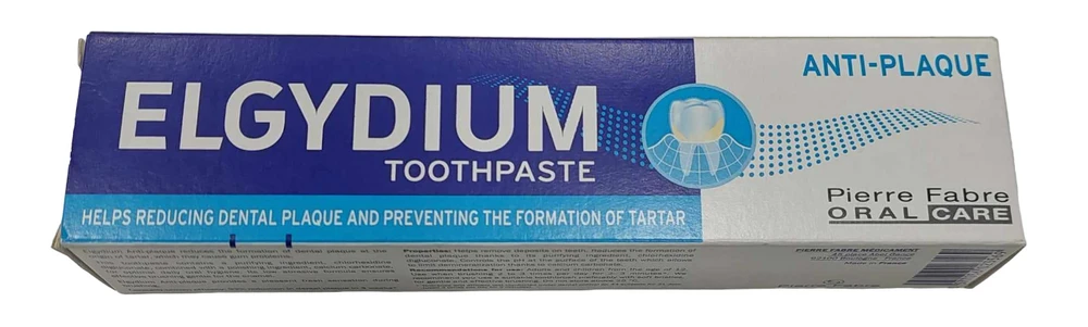 معجون أسنان ELGYDIUM المضاد للبلاك