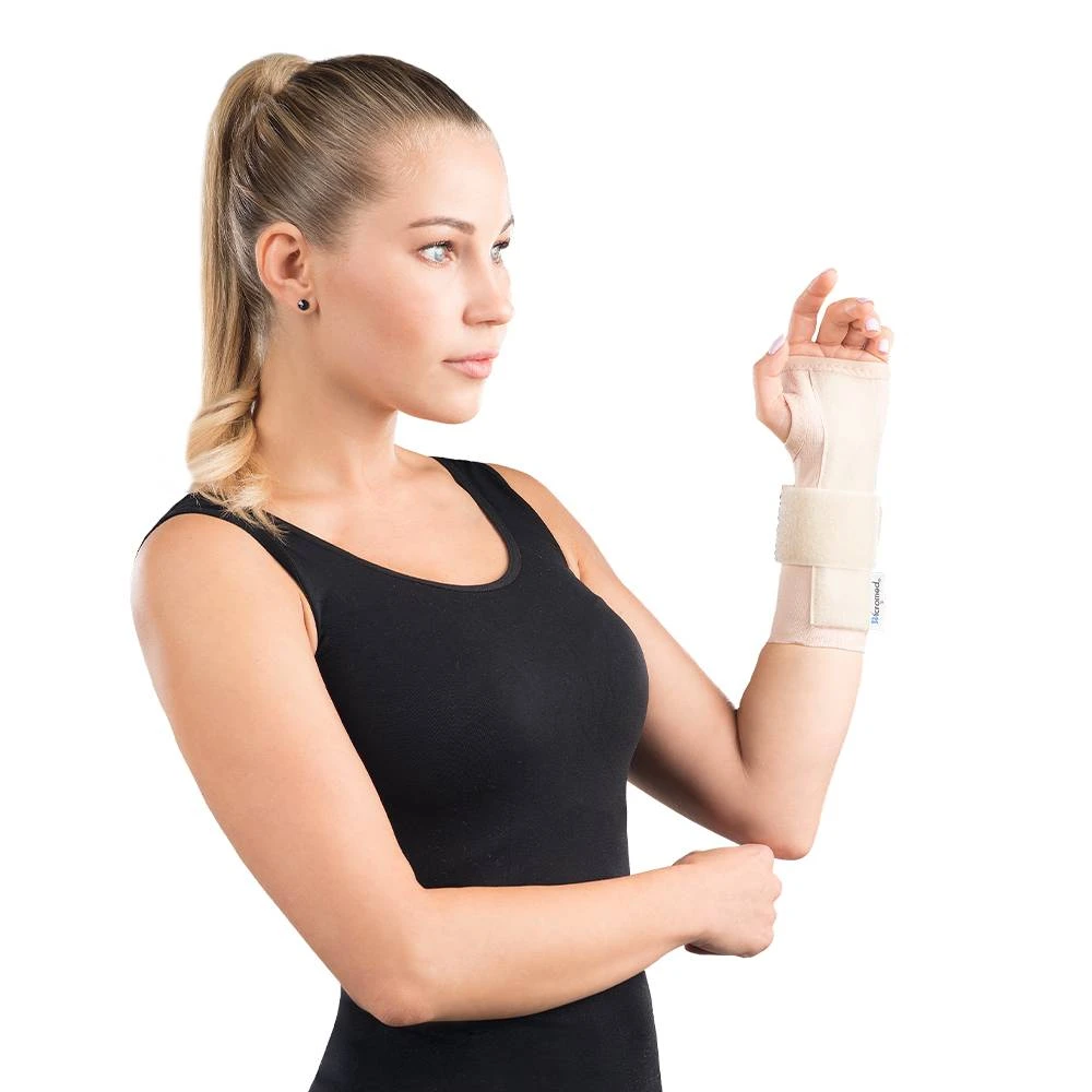 wicromed hand and wrist splint airtex with net small