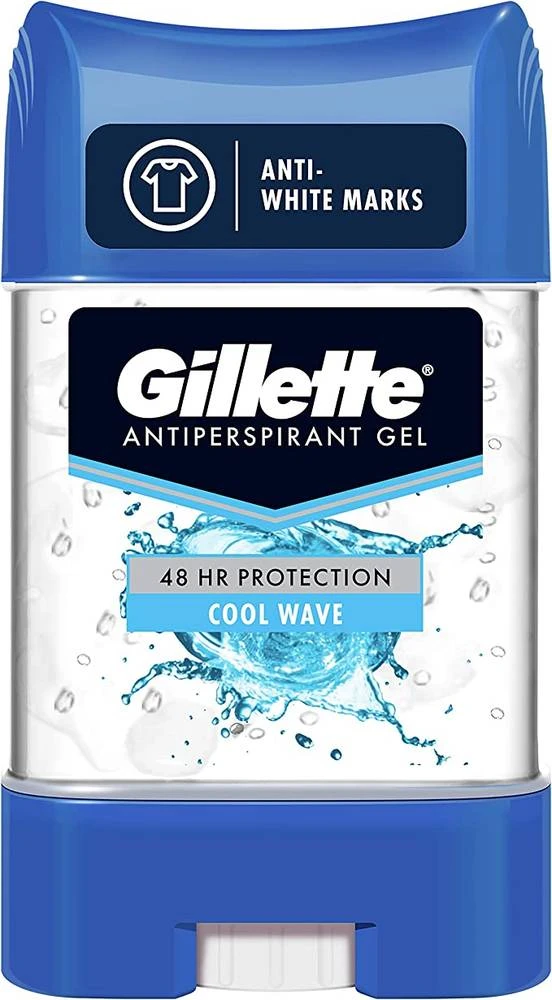Gillette Antiperspirant Deodorant for Men, Cool Wave, 48h