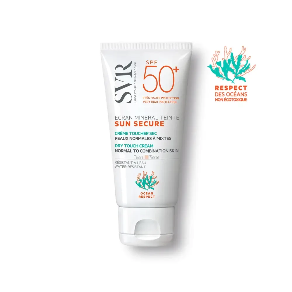 واقي شمس SVR SUN SECURE ECRAN MINERAL TINTED 60G