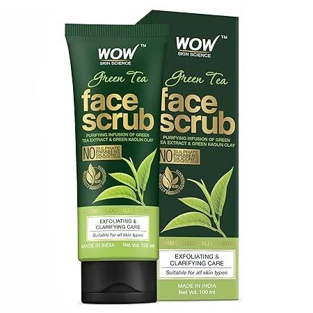 WOW Skin Science Green Tea Face Scrub 100ml