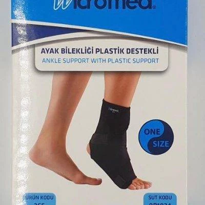 wicromed ankle support with plastic standard