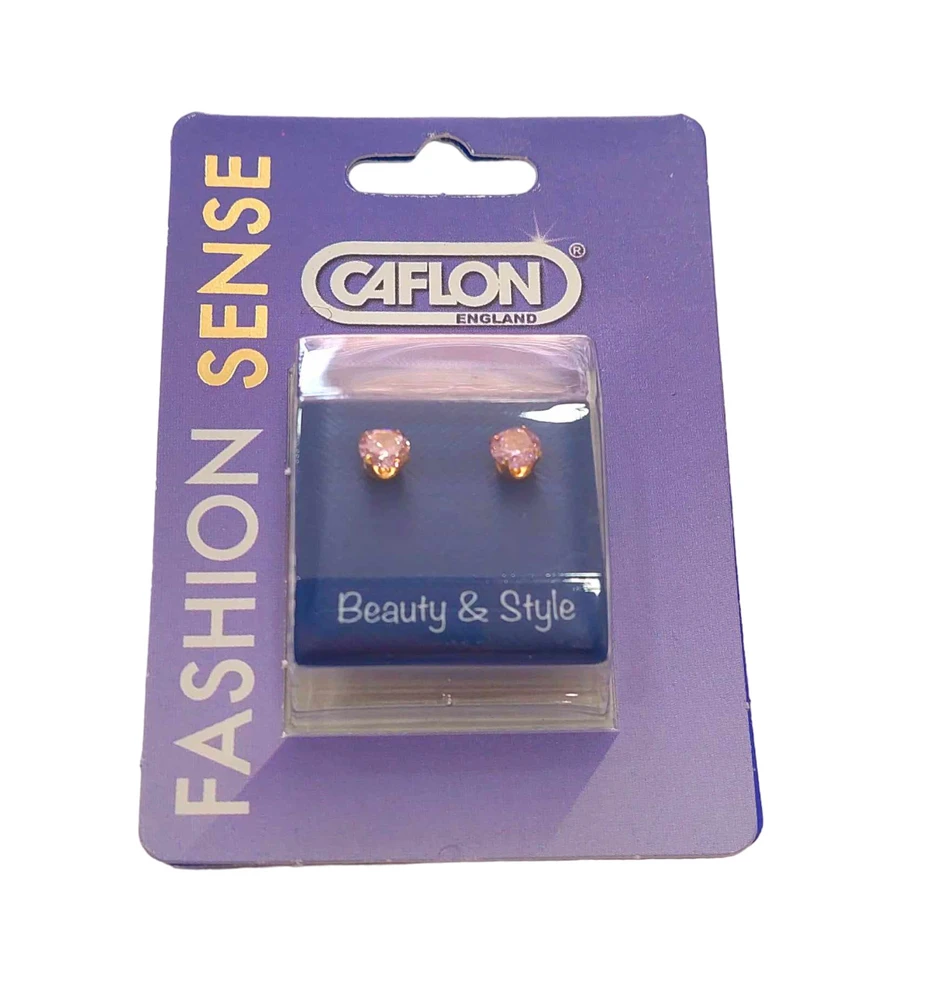 caflon 5mm cubic zirconia pink