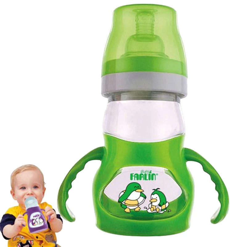 FARLIN anti-choke bended feeding bottle