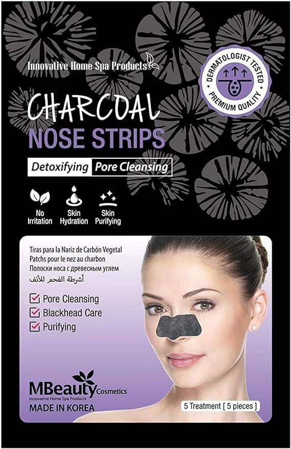 MBeauty cosmetics charcoal nose strips