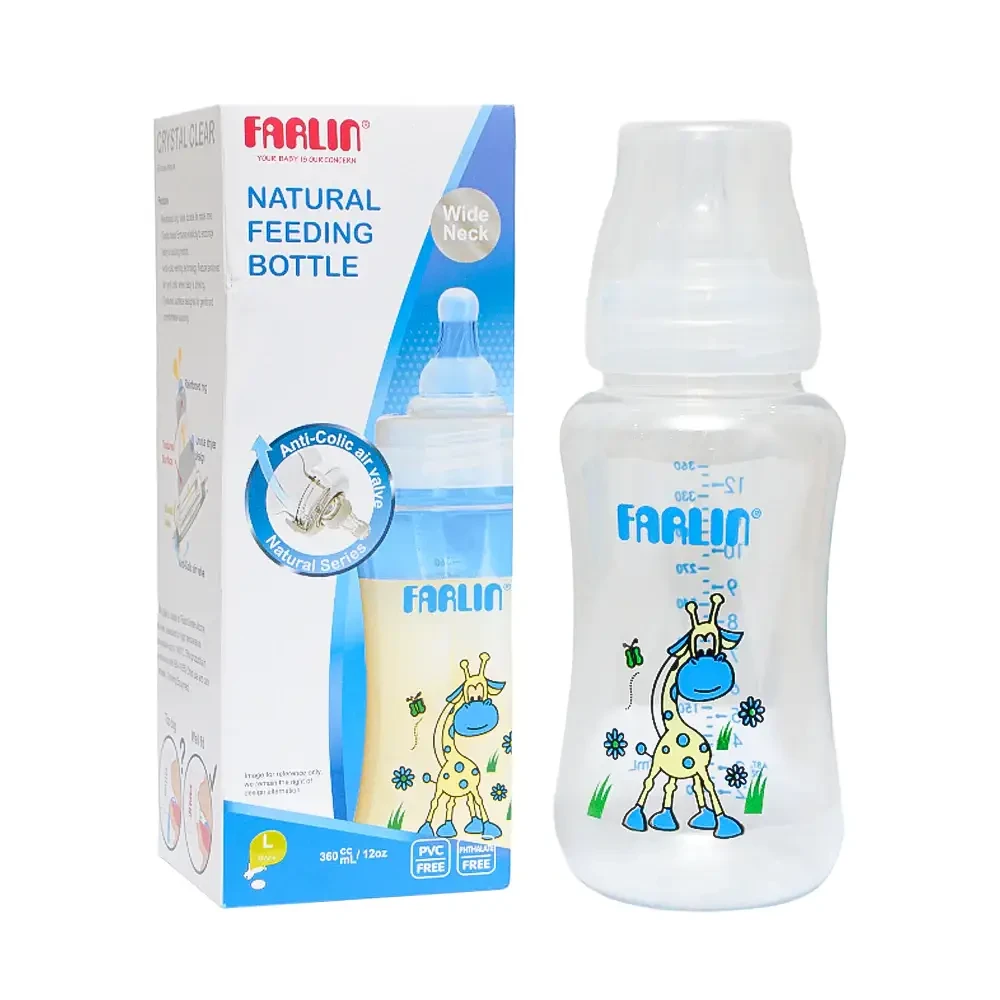 Farlin Natural Feeding Bottle wide neck - 360ml 9m+