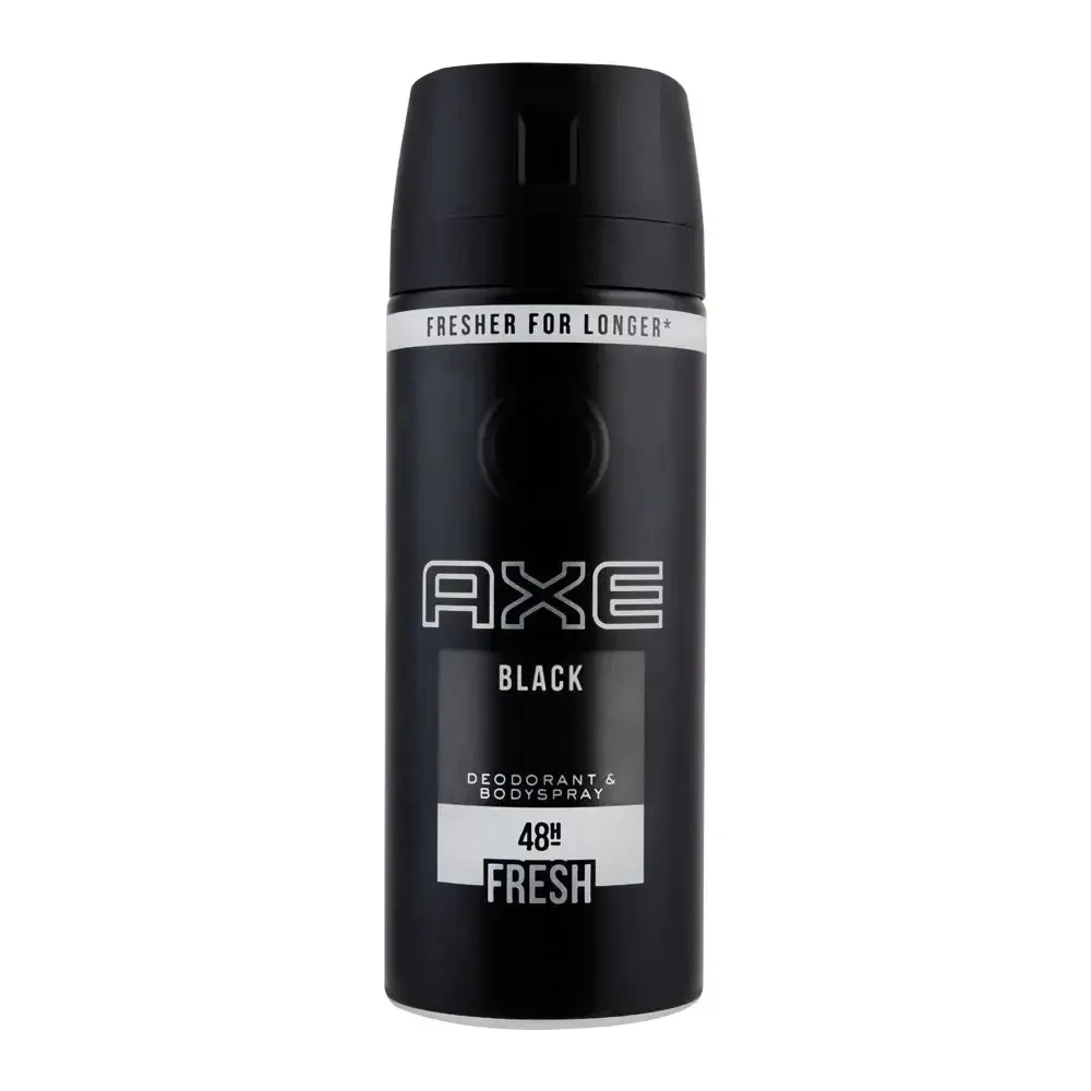 بخاخ مزيل العرق للجسم من AXE باللون الأسود 150 مل