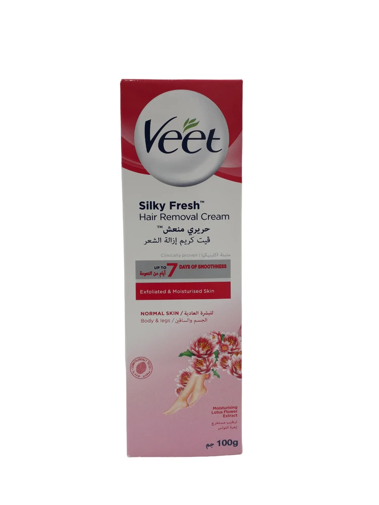 veet silky fresh hair removal cream for sensitive skin