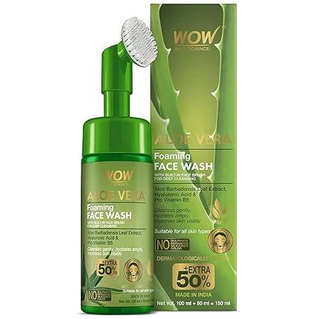 WOW Skin Science Foaming Aloe Vera Face Wash