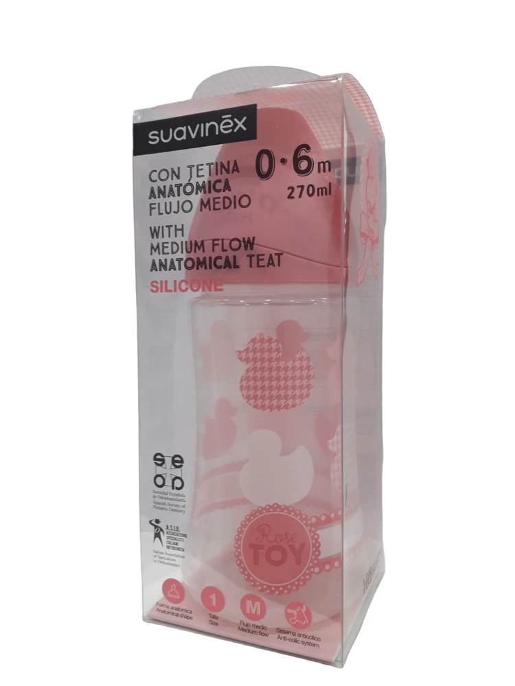 suavinex natural feeding with medium flow 270ml 0 to 6m