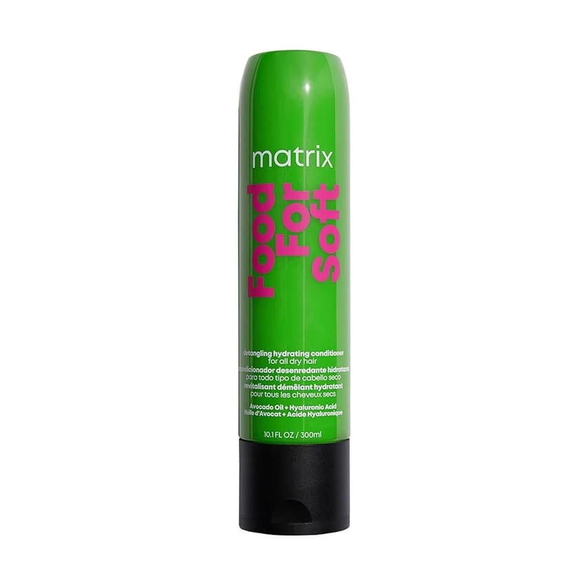 Matrix Food For Soft Conditioner | Hydrating & Detangles Dry, Brittle Hair | Moisturizes, Softens, & Smooths | With Avocado Oil & Hyaluronic Acid | Suitable for Color Treated Hair | Vegan 300ml