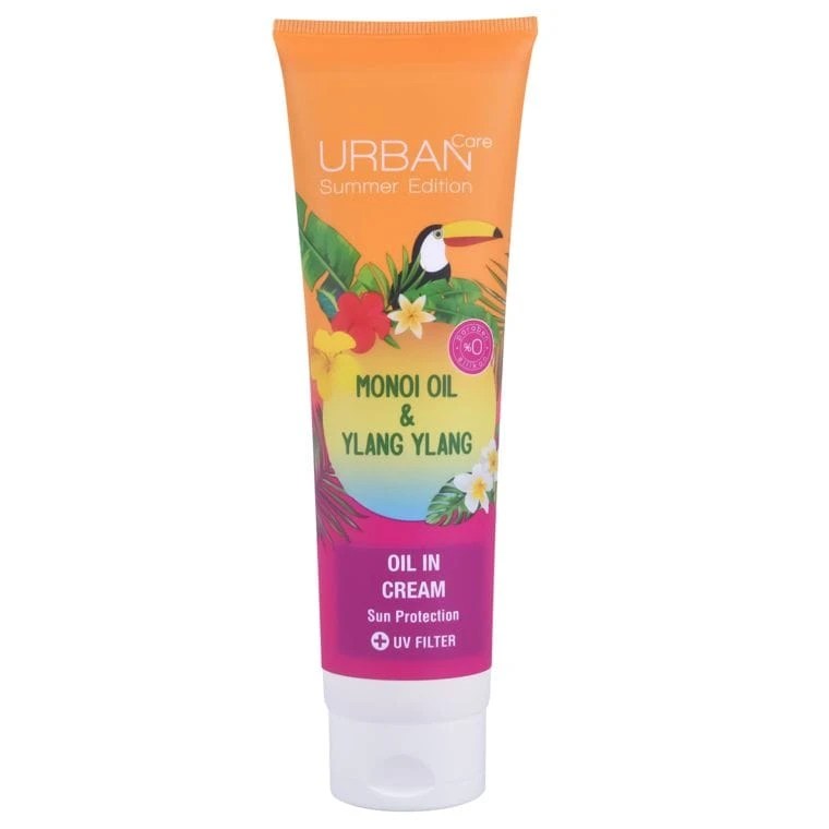 كريم الشعر بعد التعرض لأشعة الشمس من Urban Care بزيت المونوي واليلانج يلانج 150 مل