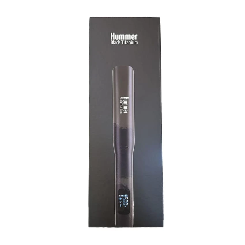 Hummer Straightener Black Titanium 500 Temperature