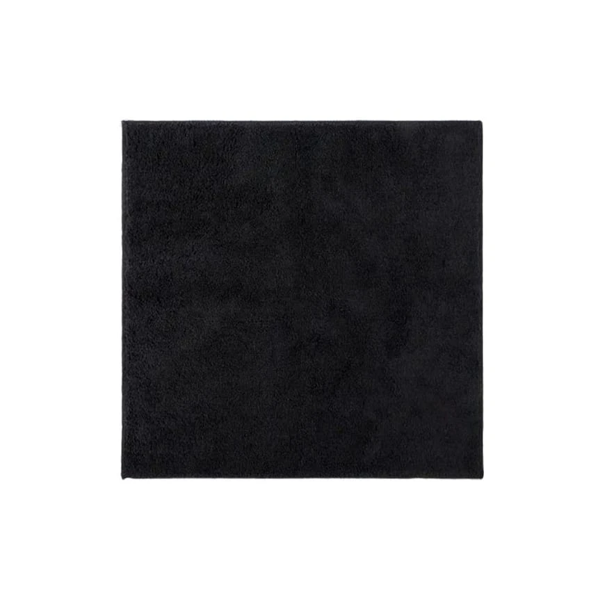 Microfiber Face Towel Cloths Reusable Makeup Remover Cloth Ultra Soft Washcloths For Women 30.48cm X 30.48cm Black