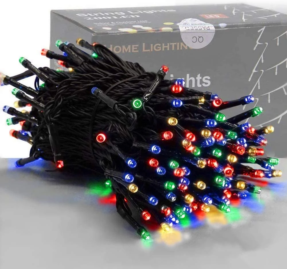200 مصباح LED متعدد الألوان