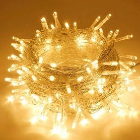 سلك شفاف مكون من 200 مصباح LED