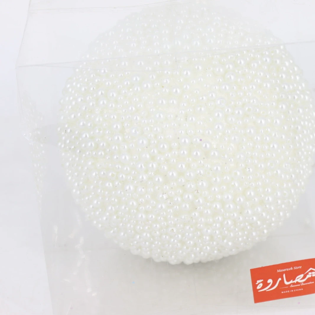 15CM Ball White Pearls