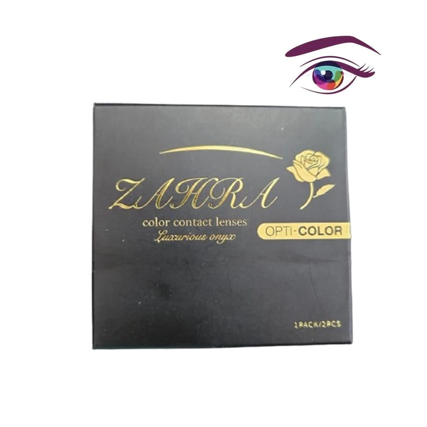 عدسات لاصقة ملونة زهرة مصنوعة في كوريا (اختر اللون) عبوة واحدة قطعتان