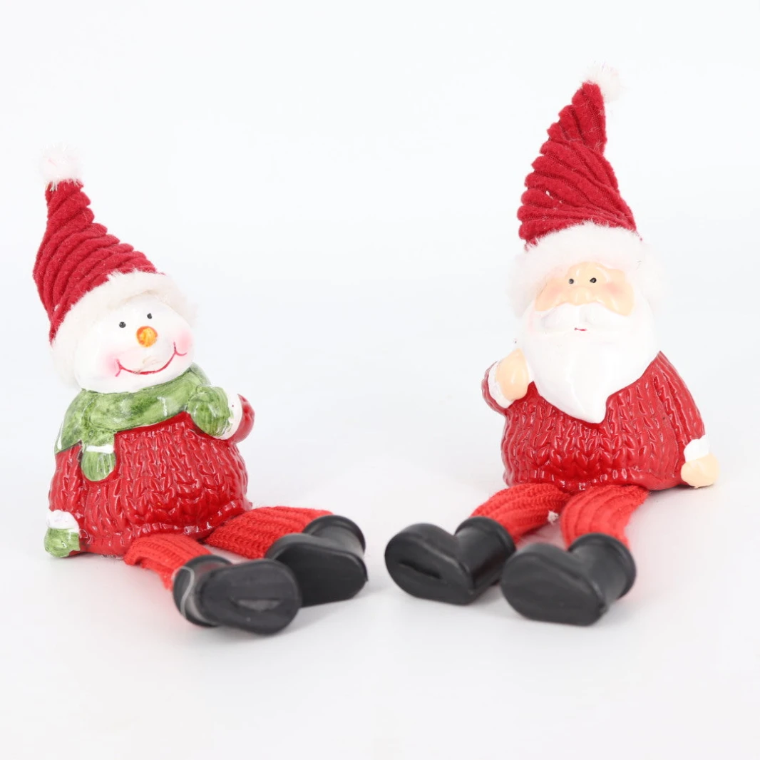 Small Sitting Santa/Snowman