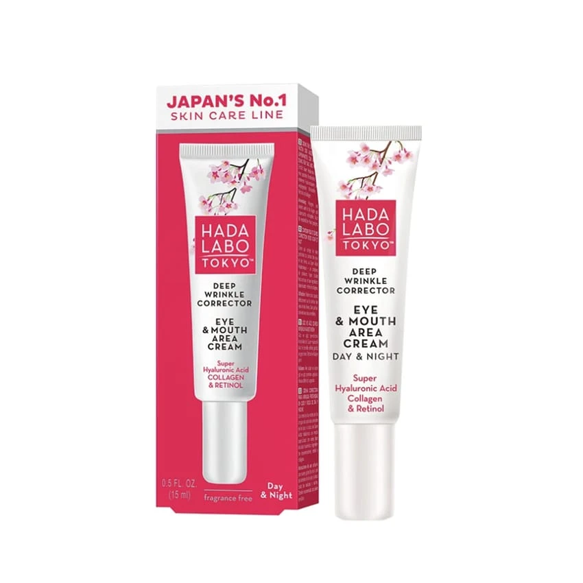 Hada Labo Tokyo Anti-Aging Eye & Mouth Cream 15Ml