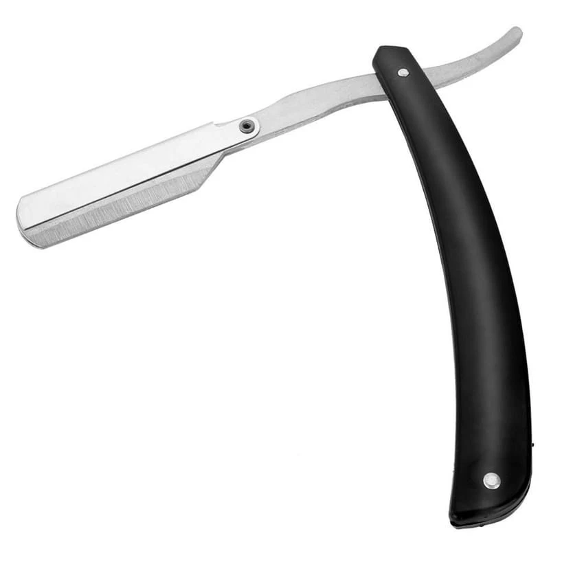 Traditional Shaver Barber Straight Blade Razor Stainless Steel Salon Folding Shaving Hair Cutting Clipper for Men
