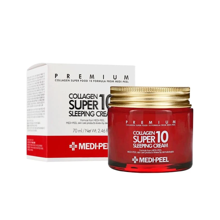 MEDI-PEEL Collagen 10 Sleeping Cream 70ml Collagen cream Sleeping cream moisturizing cream soothing cream