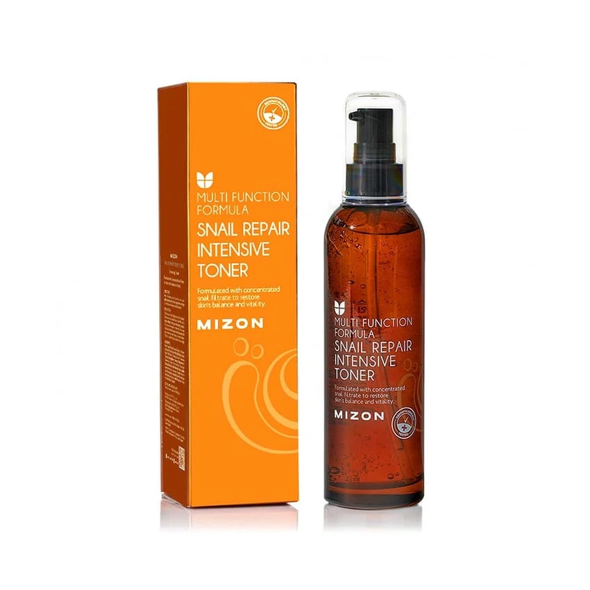 MIZON Snail Line، تونر مكثف لإصلاح الحلزون، مرطب، للعناية بالتجاعيد، تركيبة آمنة، للعناية بالبشرة على الطريقة الكورية، 100 مل