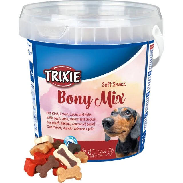 Soft Snack Bony Mix with Beef, Lamb, Salmon & Chicken 500 g