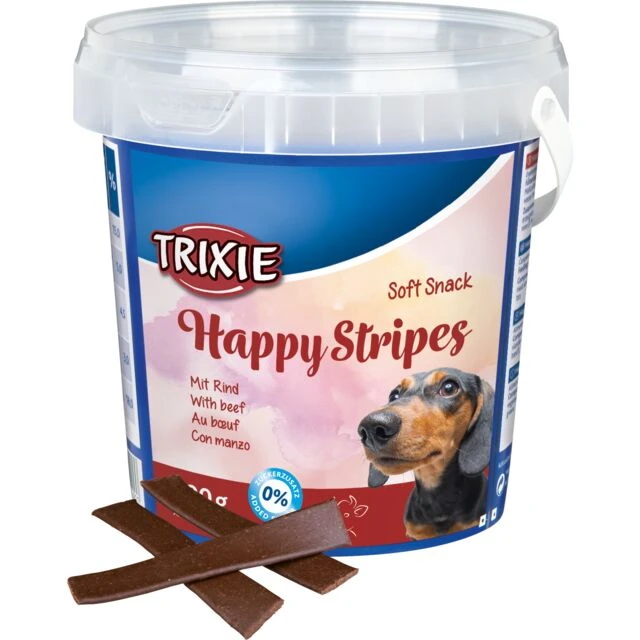 شرائط الوجبات الخفيفة الناعمة مع لحم البقر 500 غ (Soft Snack Stripes with Beef 500 g)