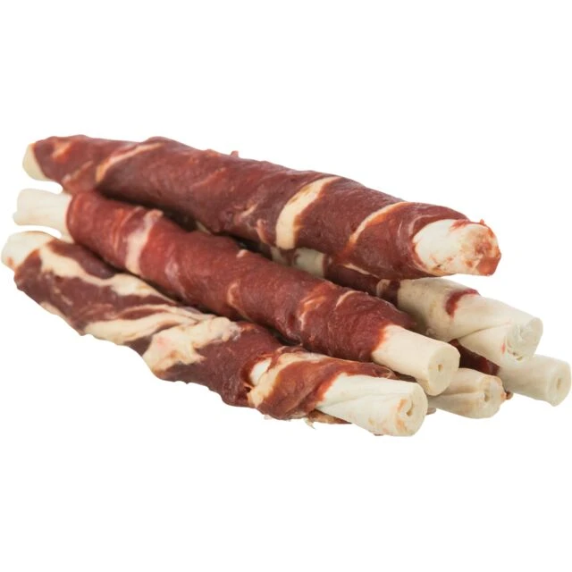 Denta Fun Marbled Rolls 12 cm with Beef & White Fish