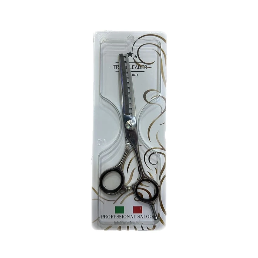 Hair Thinning Shears Wide Scissors Triko Made in Italy Hair Cutting Scissors (5.5 Inches) with Fine Adjustable Tension Screw