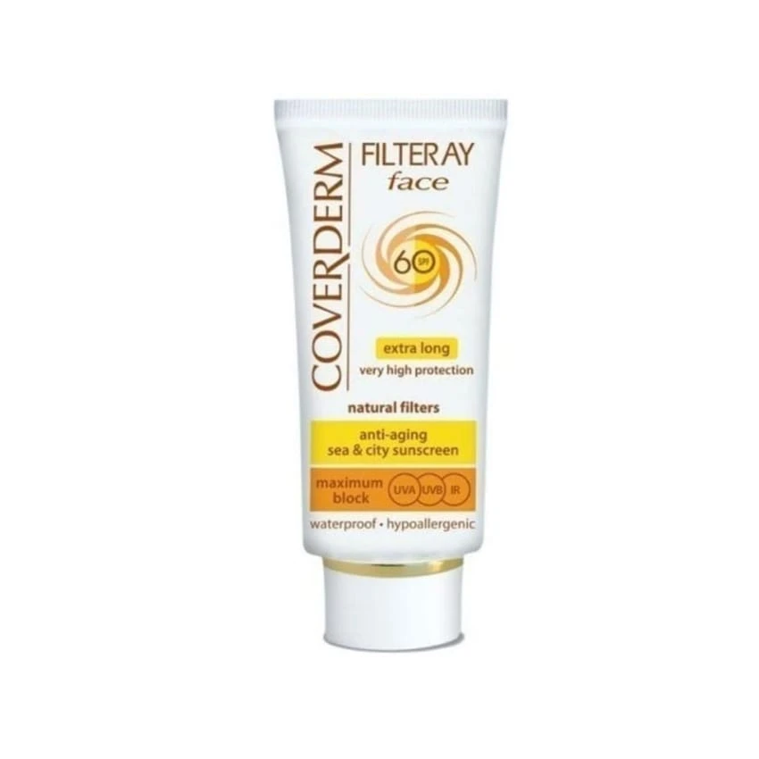 Coverderm Filteray Face Spf 60 Extra Long Very High Protection Cream 50ml