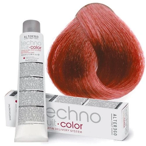 صبغة الشعر AlterEgo Italy Techno Fruit Color 100ml 7/446 أشقر أحمر نحاسي مكثف