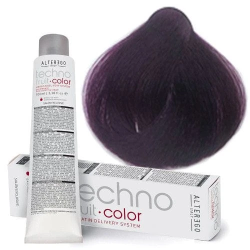 صبغة الشعر Alterego Italy Techno Fruit Color 100ml 5/22 كستنائي فاتح قزحي مكثف