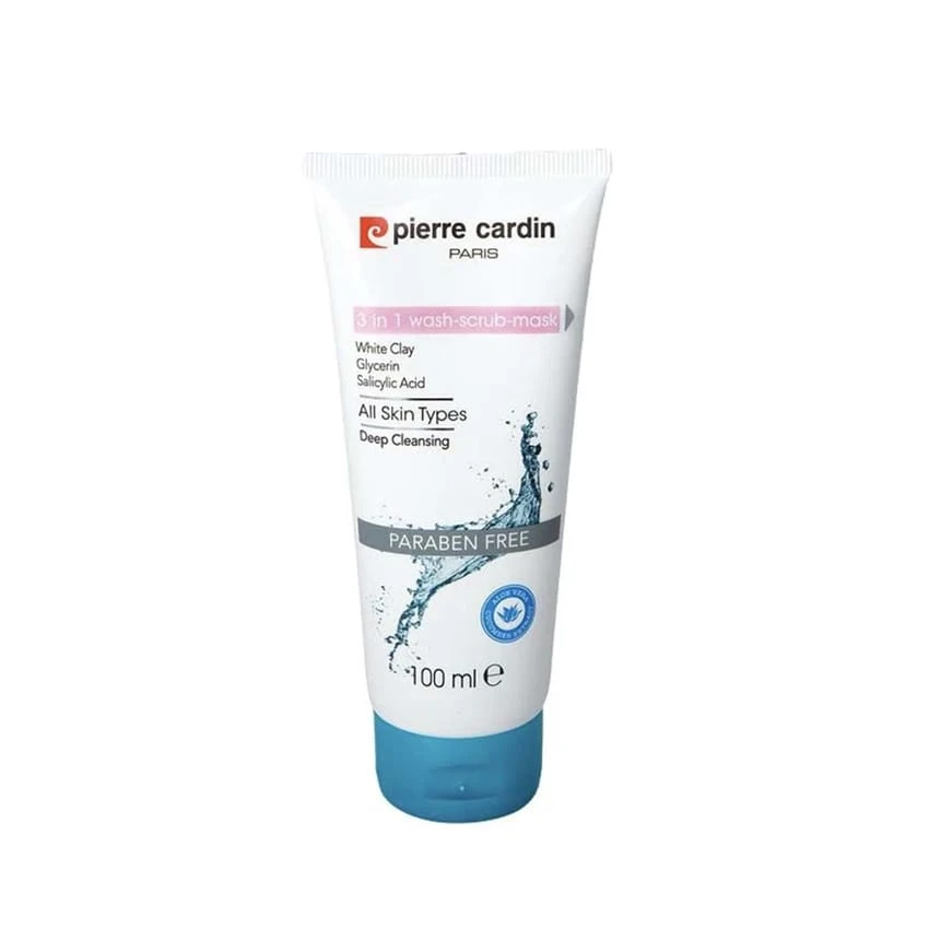 PIERRE CARDIN 3 IN 1 WASH SCRUB MASK 100ml