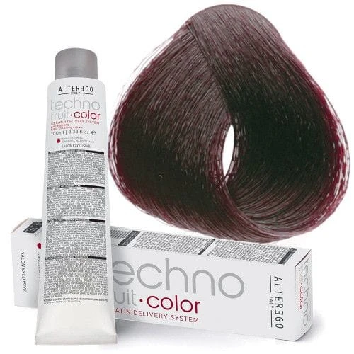 صبغة الشعر AlterEgo Italy Techno Fruit Color 100ml 4/6 كستنائي أحمر