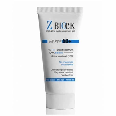 زي بلوك 25 جل واقي من الشمس من أكسيد الزنك  بعامل حماية من الشمس SPF50 50 مل