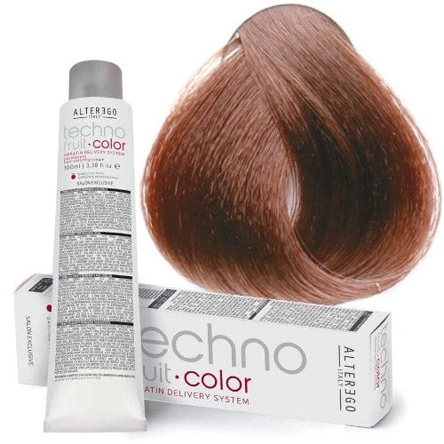 صبغة الشعر AlterEgo Italy Techno Fruit Color 100ml 6/4 أشقر نحاسي داكن