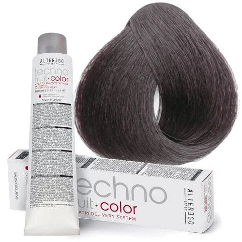 صبغة الشعر AlterEgo Italy Techno Fruit Color 100m 4/72 بني كستنائي قزحي