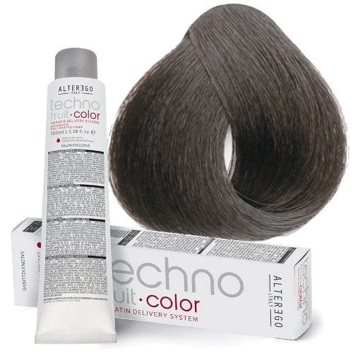 Alterego Italy Techno Fruit Color Hair 100ml 4/71 chestnut brown ash