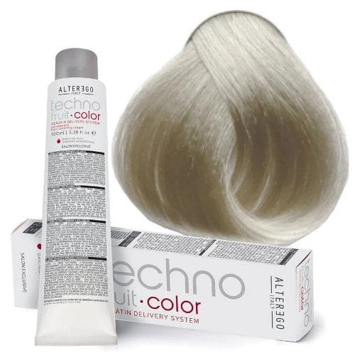 صبغة الشعر AlterEgo Italy Techno Fruit Color 100ml 10/11 أشقر بلاتيني رمادي مكثف
