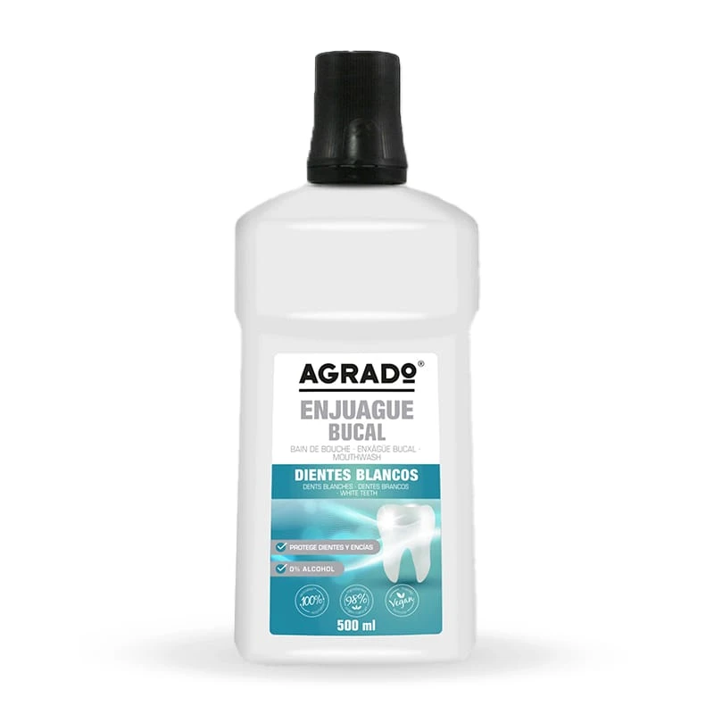 Agrado White Teeth Mouth Wash 500ml
