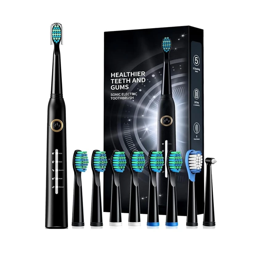 Electric Toothbrush for Adults Sonic Electric Toothbrush with 40000 VPM Deep Clean 5 Modes