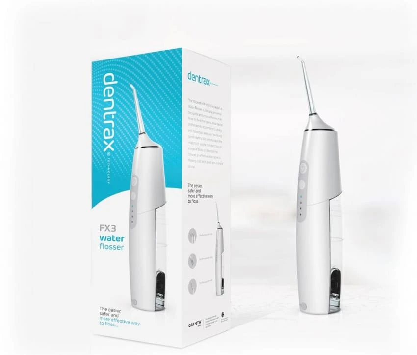 جهاز تنظيف الأسنان بالماء Dentrax FX3 أسرع وأذكى وأكثر فعالية